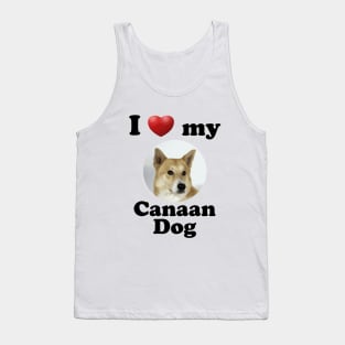 I Love My Canaan Dog Tank Top